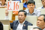 Đại biểu Lưu Bình Nhưỡng không đồng ý với báo cáo của Bộ trưởng Nguyễn Văn Thể