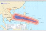 Diễn biến mới nhất của cơn bão Haiyan trên Biển Đông