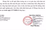 Công văn đăng ký bồi dưỡng chức danh nghề nghiệp của Phòng Nội vụ thị xã La Gi không yêu cầu giáo viên học để giữ hạng (Ảnh tác giả)