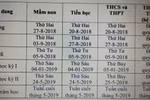 Ngày 20/8, học sinh An Giang sẽ bắt đầu tựu trường
