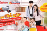 Lần đầu tiên, khách hàng có thể mua trả góp vé máy bay Vietjet cùng HD SAISON
