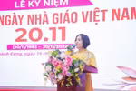 THCS Thành Công long trọng tổ chức Lễ kỷ niệm 40 năm Ngày Nhà giáo Việt Nam