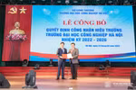 Trường Đại học Công nghiệp Hà Nội có hiệu trưởng mới