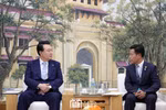 Tổng thống Hàn Quốc thăm Đại học Quốc gia Hà Nội và giao lưu với sinh viên