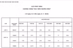 Lịch học trên truyền hình của học sinh lớp 9 và lớp 12 ở Hà Nội
