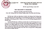 Bộ trưởng Bộ Giáo dục gửi thư chia buồn và thăm hỏi gia đình cô giáo Mai Thị Yến