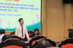 Phòng giáo dục Ba Đình đối thoại về các khoản thu chi xã hội hóa trường học