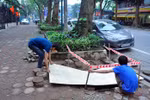 Mất trộm hơn 31,5 tấn sắt dự án thoát nước Hà Nội