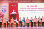 Công bố quyết định thành lập 5 phường mới tại Quảng Nam