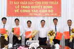 Chuẩn y, bổ nhiệm nhân sự 5 địa phương