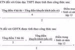 Công thức tính điểm tốt nghiệp trung học phổ thông năm 2017 