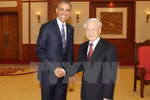 Tổng Bí thư Nguyễn Phú Trọng tiếp Tổng thống Hoa Kỳ Obama
