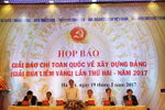 Họp báo giải báo chí “Búa liềm vàng” lần thứ 2