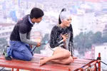 Hậu trường 'thất thần' thí sinh Next Top Model ở độ cao 200m