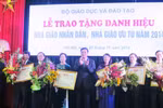 Hà Nội thăm dò dư luận để xét tặng danh hiệu cho 10 nhà giáo
