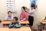 Tôi tự hào khi nhìn thấy những niềm vui ánh lên từ đôi mắt của các em