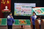 Học sinh thiết kế sản phẩm mô hình vườn trường mơ ước