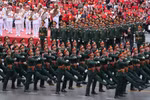 Duyệt đội ngũ và Diễu hành quần chúng kỷ niệm 70 năm Giải phóng Hải Phòng