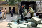 Hơn 2,3 tấn nầm lợn nhập lậu từ Trung Quốc bị bắt tại Lạng Sơn
