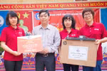 Trường Trung học phổ thông Đoàn Thị Điểm hướng về vùng lũ Quảng Bình