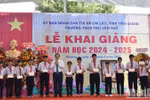Trưởng Ban Tuyên giáo Trung ương dự khai giảng năm học mới tại Tiền Giang *