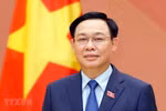 Chủ tịch Quốc hội Vương Đình Huệ lên đường thăm chính thức Lào