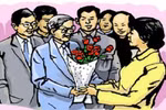 Chiếc ghế, chén đũa dành cho thầy giáo cũ