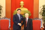 Tổng Bí thư Nguyễn Phú Trọng tiếp Tổng thống Mông Cổ