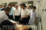 Phó Thủ tướng Trần Lưu Quang thăm các nạn nhân vụ tấn công tại Đắk Lắk