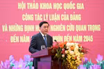 Không ngừng phát triển và hoàn thiện hệ thống lý luận của Đảng
