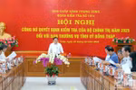 Công bố Quyết định kiểm tra của Bộ Chính trị đối với BTV Tỉnh ủy Đồng Tháp