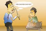 Giáo viên kìm nén cơn giận bằng cách nào?