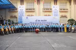 Lễ ra quân hưởng ứng Tháng vận động triển khai bảo hiểm xã hội toàn dân