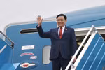 Chủ tịch Quốc hội Vương Đình Huệ lên đường dự Hội nghị Cấp cao Quốc hội CLV