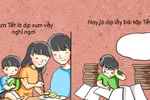 Ám ảnh bài tập sau Tết