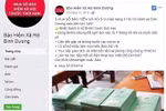 Cảnh báo tình trạng mạo danh tài khoản Facebook cơ quan Bảo hiểm xã hội