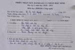 Chưa hướng dẫn đánh giá học sinh bằng lời nói, giáo viên mỏi tay viết nhận xét