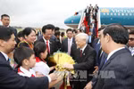 Tổng Bí thư Nguyễn Phú Trọng đã đến Thủ đô Phnom Penh
