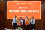 Trao Quyết định công nhận Chủ tịch HĐT, Hiệu trưởng Trường ĐH Thủ Dầu Một