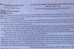 Tôi thấy đề thi Ngữ văn tốt nghiệp trung học phổ thông còn nhiều lỗi tiếng Việt