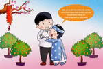 Cút rượu trắng và đĩa lạc rang Tết thầy! 