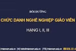 Chứng chỉ chức danh nghề nghiệp giáo viên, bỏ thì thương vương thì tội?
