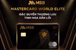 Thẻ tín dụng cao cấp Mastercard World Elite lần đầu ra mắt tại Việt Nam