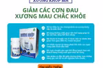 Quảng cáo sản phẩm Xương khớp MH hiểu lầm như thuốc chữa bệnh
