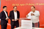 Lãnh đạo Chính phủ quyên góp ủng hộ đồng bào miền Trung