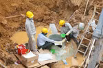 Giá nước sạch Hà Nội sắp tăng 19%, đường ống nước sông Đà tiếp tục vỡ