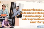 Đề xuất Bộ GD&ĐT được bổ nhiệm nhân sự theo ngành dọc là kiến nghị hợp lý