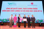ĐH Sư phạm Hà Nội 2 Khai giảng và nhận chứng nhận kiểm định chất lượng chu kỳ 2