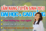 Cẩm nang tuyển sinh ĐH, CĐ 2013 chính thức ra mắt