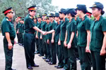 Trung tướng Lương Cường thăm và kiểm tra lớp huấn luyện quân sự